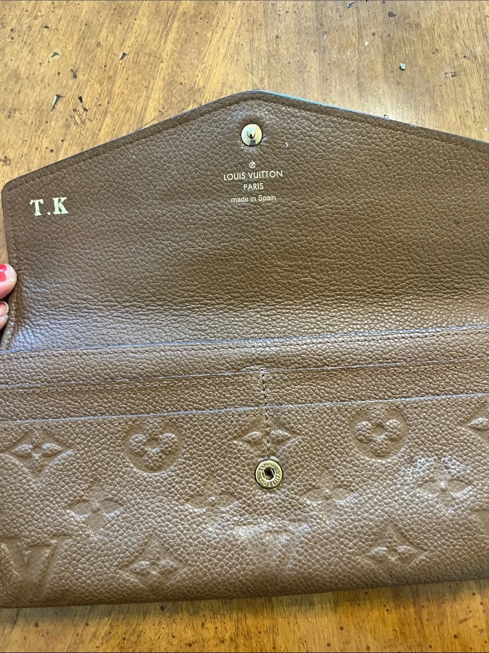 Louis Vuitton Wallet in Monogram Empreinte Leather Authentic - Picture 3 of 10